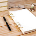 Miniatyrbillede 2 af 5: Bogringe 3-rings ringe metalblad bindere metalring binder til studiekort fotoalbum scrapbog blade 6 stykker indre ring 20mm guld