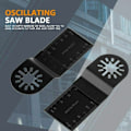 Miniatyrbillede 2 af 4: Skip blade oscillerende med tynde tænder/grov tand på 34 mm universal oscillerende sav lukket samling (20 stykker med fine tænder)
