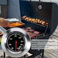 Miniatyrbillede 5 af 5: Bi-metallisk analog termometer til træ- og grillovn