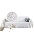 Miniatyrbillede 1 af 3: Bomulds Sofabetræk Sofaovertræk, Geometrisk Strik Sofabetræk, Vævet Jacquard Vaskbart Sofabetræk til Hunde og Børn
