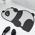 Pikkukuva 1 / 5: 40 x 60 cm Suloinen eläin piimaa imeyvä lattiamatto - Panda, liukumaton ja kestävä, sopii kotiin, keittiöön, makuuhuoneeseen, kylpyhuoneeseen