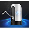 Miniatyrbild 4 av 5: Vit automatisk vattenpump för vattenflaska, USB-laddning, automatisk vattenknapp