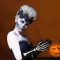 Miniatyrbilde 4 av 5: Skjelett hansker og skjelett strømpebukser, Halloween skjelett strømpebukser, Halloween skjelett strømper, Voksen skjelett hansker, For Halloween, Karneval, Rolle P
