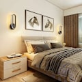 Miniatyrbilde 3 av 5: 12W Innendørs LED-vegglampe, dimbar vegglampe 330° roterbar moderne designbelysning for soverom hjem korridor stue trapp [Energi