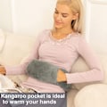 Pikkukuva 3 / 5: Pitkä kuumavesipullo, 2L suuri kuumavesipullo, pitkä kuumavesipullo päällisillä, pehmoinen kuumavesipullo, pitkä kuumavesipullo kaulan lämmitykseen