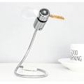 Miniatyrbillede 4 af 5: Led Usb-blæser, Ny Kreativ Programmerbar USB-drevet Bærbar Blæser, Mini Gooseneck DIY Beskedblæser til Laptop og Computer med Farverige Lys
