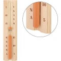 Miniatyrbilde 3 av 5: 5/10/15 minutters furu sauna timeglass, timeglass i tre med robust, varmebestandig glass for badstuer med boblebad