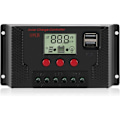 Miniatyrbillede 1 af 5: Ladecontroller 30A Land regulator solpanel Automatisk identifikation 12V/24V med LCD-skærm og USB 5V port