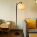 Miniatyrbillede 4 af 5: Gulvlamper, stuelamper med ladestation, LED-pærer, stue, soveværelse