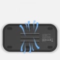 Miniatyrbilde 2 av 4: Magnetisk 3-i-1 trådløs lader for Apple Watch-hodetelefoner Rask lading 15W