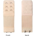 Miniatyrbild 2 av 5: 6-pack bh-förlängare med 2/3-hyska för kvinnor (vit, svart, beige)