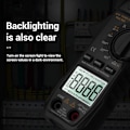 Miniatyrbilde 5 av 5: ST209 Multimeter Digital Klype Amperemeter 6000 punkter True RMS AMP DC/AC AMPEREMETRI PLACH TESTER Voltmeter Automatisk område LCD-skjerm