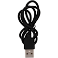 Miniatyrbillede 2 af 4: Universal magnetisk ur-oplader med 2 ben til smartur, USB, sort ladekabel