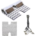 Miniatyrbillede 4 af 5: (4-pak) Shark Damprenser Shark P3/P5/P8/T8/S3973/S3973D/S3973W/S3973WM/S5002/S5003A/S5003D/S6001W/S6001WM/S6002/S6003W Pocket Mop, Husholdningsrengøring