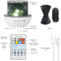 Miniatyrbillede 5 af 5: Stjernelys genopladelig LED, 360° rotation, timer fjernbetjening, 6 farver, fødselsdags- og julegave