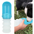 Miniatyrbillede 4 af 5: Silikone kæledyrskedel 350ml bærbar sammenklappelig kedel til hunde katte lavet af silikone blå