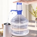 Miniatyrbilde 5 av 5: Håndpumpe for drikkevann til vanndispenser for flasker 5-6 Gal Hjemmekontor, Vannfiltre