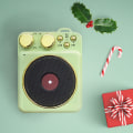 Pikkukuva 2 / 2: Langaton Bluetooth-kaiutin - Retro Bluetooth-kaiutin - Kannettava retro vintage -kaiutin - Kannettava Bluetooth-kaiutin kotiin, toimistoon, keittiöön, matkoille ja ulkoilmaan