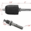 Miniatyrbild 4 av 5: Snabb automatisk åtdragningschuck, SDS-adapter, stansborr