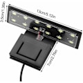 Miniatyrbillede 4 af 5: LED Akvarielys, Akvarie Clip-on Lys, Slankt LED Akvarielys, Maksimal Installation Glas Tykkelse: 5mm