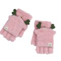 Miniatyrbillede 1 af 2: Fingerløse handsker, plys handsker, vinter varme handsker, plys handsker, fingerløse handsker