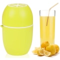 Miniatyrbillede 1 af 5: Manuel Citruspresser Citronpresser, Dobbeltformål Manuel Frugtpresser, Manuel Citronpresser til Citroner/Lime/Appelsin/Appelsin/Grapefrugt -Gul