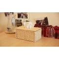 Miniatyrbillede 3 af 4: Fletvævet Tissue Box Vintage Etui Tissue Papirholder