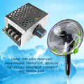 Miniatyrbilde 5 av 5: 220V AC enfaset motorhastighetsregulator, viftemotorhastighetsregulering, temperaturkontroll tyristor spenningsdimmer og regulator