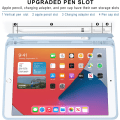 Miniatyrbillede 3 af 5: Etui til iPad 10.2\" [7. generation 2019  8. generation 2020] [Hjørnebeskyttelse] Multi-vinkelskærm med blyantholder, kickstand, automatisk vågning/dvale (is)