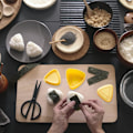 Miniatyrbillede 4 af 5: 2 stk. japansk risboldeformet sushiform, onigiri-maskine, trekant, sushiform, risform, sake-farvet nori, risske