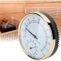 Miniatyrbild 2 av 5: Termohygrometer, Temperatur- och fuktighetshygrometer för kök, LCD Digital Rumstermometer, Hygrometertermometer för rum, Bastuhygrometer, Metall