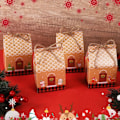 Miniatyrbild 5 av 5: 24 st Julklappsaskar, Julchokladask med 10 m Hampasnöre, Juldekoration Julkakask för Julklappsförpackning, Ch