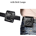 Miniatyrbillede 4 af 5: Sort Holster Telefonpung Bælte Etui til Samsung Z Flip 4 (2022) / Z Flip 3