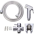 Miniatyrbild 1 av 4: WC hygienkit. 3-vägs kran + ABS dusch + flexibel 1,5m + stöd