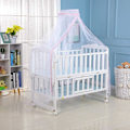Miniatyrbillede 1 af 5: Baby Myggenet, Vuggehimmel Netting Myggenet Kodet Garn Net Baby Himmel Insektbeskyttelse Baby Seng Net Himmel Drape Netting Cover (Pink)