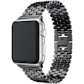 Miniatyrbillede 2 af 5: Sort - Rem til Apple Watch 38mm, Rustfrit stål iWatch Rem 8mm, Smartwatch Rem til Apple Watch Series 3/2/1 38mm,.
