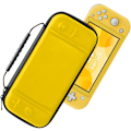 Miniatyrbilde 1 av 5: (Gul) 1 stk Nintendo Switch Lite-etui, hardcase for Nintendo Switch Lite-konsoll, inkluderer 8 spillkort, JoyCon og annet tilbehør.