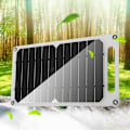 Miniatyrbillede 3 af 5: (1 del) 6 V bærbart solpanel med USB stabil batterioplader, egnet til opladning af mobiltelefon udendørs, camping, hus