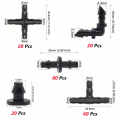 Miniatyrbilde 4 av 5: Hagesystem for vanning, automatisk vanningssett vanningssett, koblinger for 1/4-tommers rør rør vanningssett for drivhusanlegg for Garde