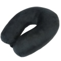 Miniatyrbilde 4 av 4: Myk mikrofiber fjær nakkepute, svart