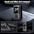 Miniatyrbillede 3 af 5: Bildækpumpe, 6000mAh Bærbar luftkompressor Trådløs dækpumpe 150PSI med digital LCD-skærm, Elektrisk Velo-pumpe med LED-lampe til Trotti