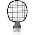 Pikkukuva 1 / 4: 1 pakkaus 2-in-1 Afro Twist -kampaa aaltoileville hiukselle Dreadlocks luonnolliseen tyyliin Sopii miehille ja naisille Parempi kuin sieni Helppo puhdistaa