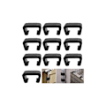 Miniatyrbillede 1 af 4: 10 Stk. Rattan Møbelclips - 4,3 cm, Udendørs Møbelclips, Havemøbelclips, Rattan Stol Fastgørelser, Sofa Møbel Samlingsmaterialer