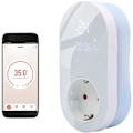 Miniatyrbillede 1 af 5: Stikkontakt til digital WiFi 16 A termostat med Tuya applikation, stemmestyring, temperaturregulator 5 + 1 + 1, seks perioder og varme og køl