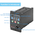Miniatyrbillede 5 af 5: 220 V enfaset input motorfrekvensomformer med trecifret rør digitalt rør digitalt output og digitalt output output