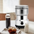 Miniatyrbilde 3 av 5: Elektrisk kaffekvern, nøtte- og kornkvern, matkvern i rustfritt stål, kaffekvern og elektrisk blenderkvern for kaffebønner, linfrø og