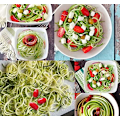 Miniatyrbilde 5 av 5: Grønnsaksspiralizer Grønnsakskutter Spiralizer - Grønnsakskutter for dine frukter og grønnsaker - Spiraler, Juliennes, Spaghetti, Nudler, Bånd