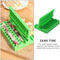 Miniatyrbilde 4 av 4: 1 stk Multifunksjonell kjøttspyd for grilling - Kjøttspydboks - Kreative verktøy - Kjøkkentilbehør - Perfekt for små spyd, Grønn