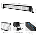 Miniatyrbilde 3 av 5: Svart UV-lys 48 W 72 RGB LED for scenebelysning, scenebelysning for galleri, kirke, bryllup, bursdagsfest