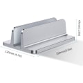 Miniatyrbillede 4 af 5: Sølv - Bærbar computerstand, justerbart aluminiumsstativ til MacBook Pro/Air, iPad, HP, Lenovo, tablets og andre bærbare computere - 1 stk